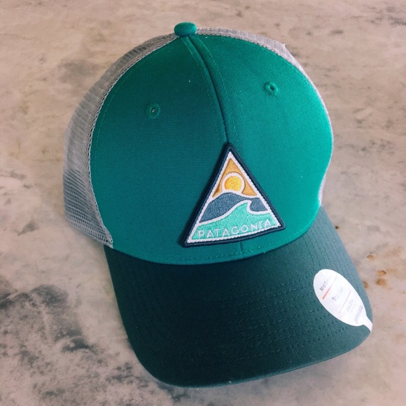 Patagonia Accessories - Patagonia Rollin Thru ocean trucker hat blue teal